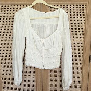 NWT Free People White Women's Top